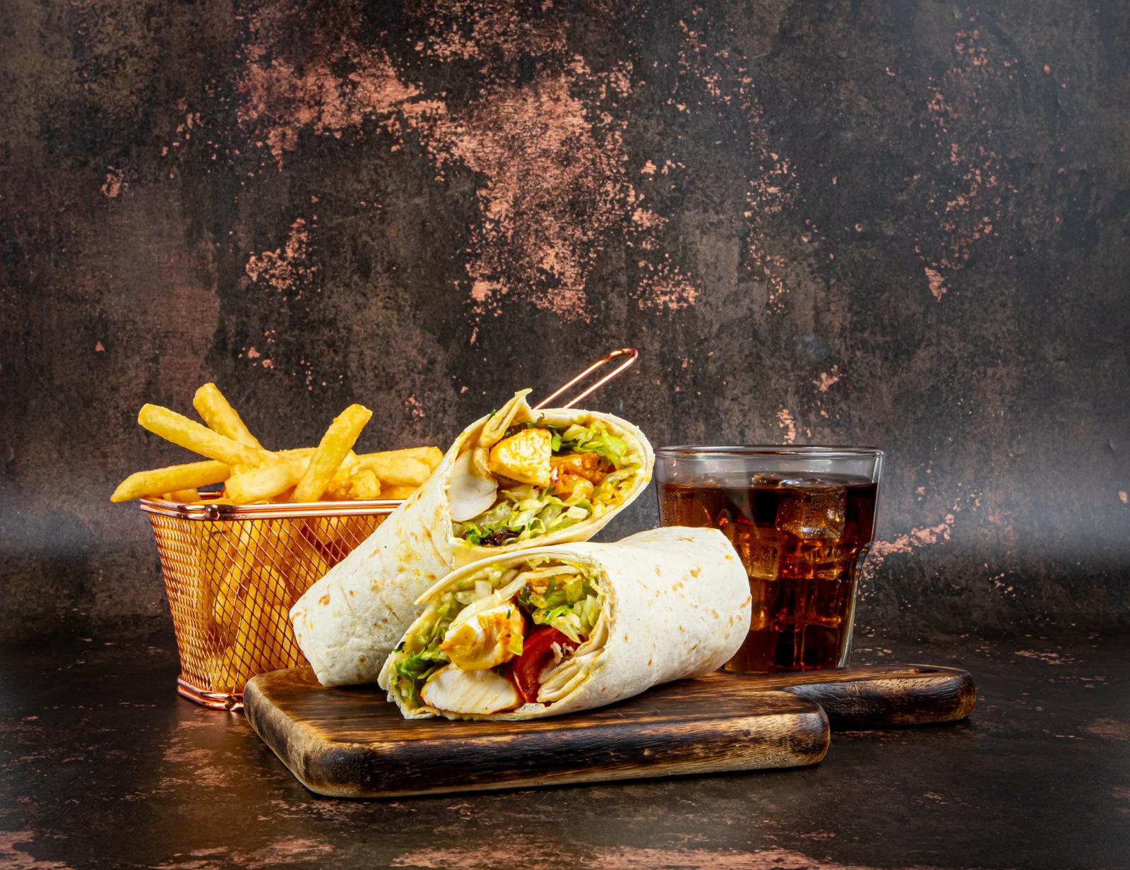 Chicken Wrap Combo